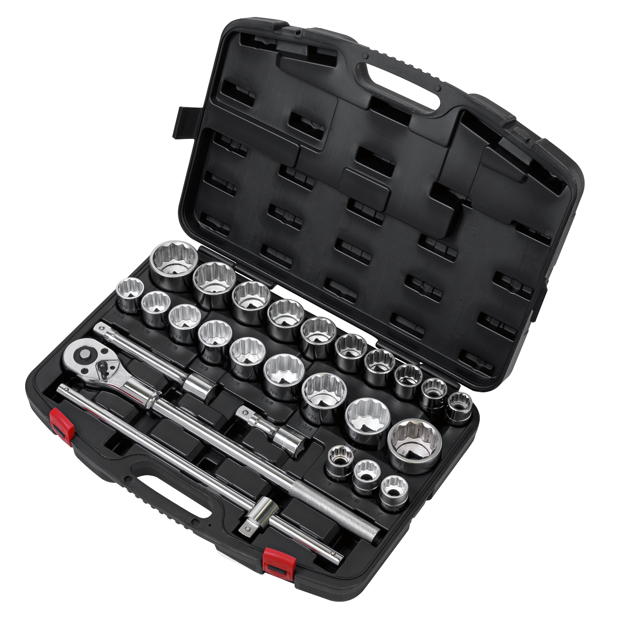 Sealey Socket Set 26 Pieces 3/4" Square Drive 12-Point WallDrive AK2584