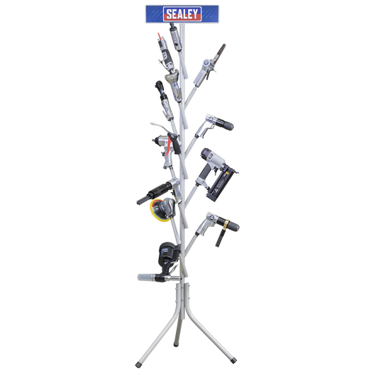 Sealey Air Tool Stand Deal Die Grinder Air Blow Gun Needle Scaler Riveter Drill