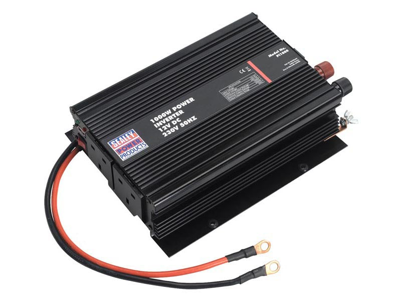 Sealey 1000W Power Inverter 12V DC Power Supply USB Port - 230V~50Hz PI1000