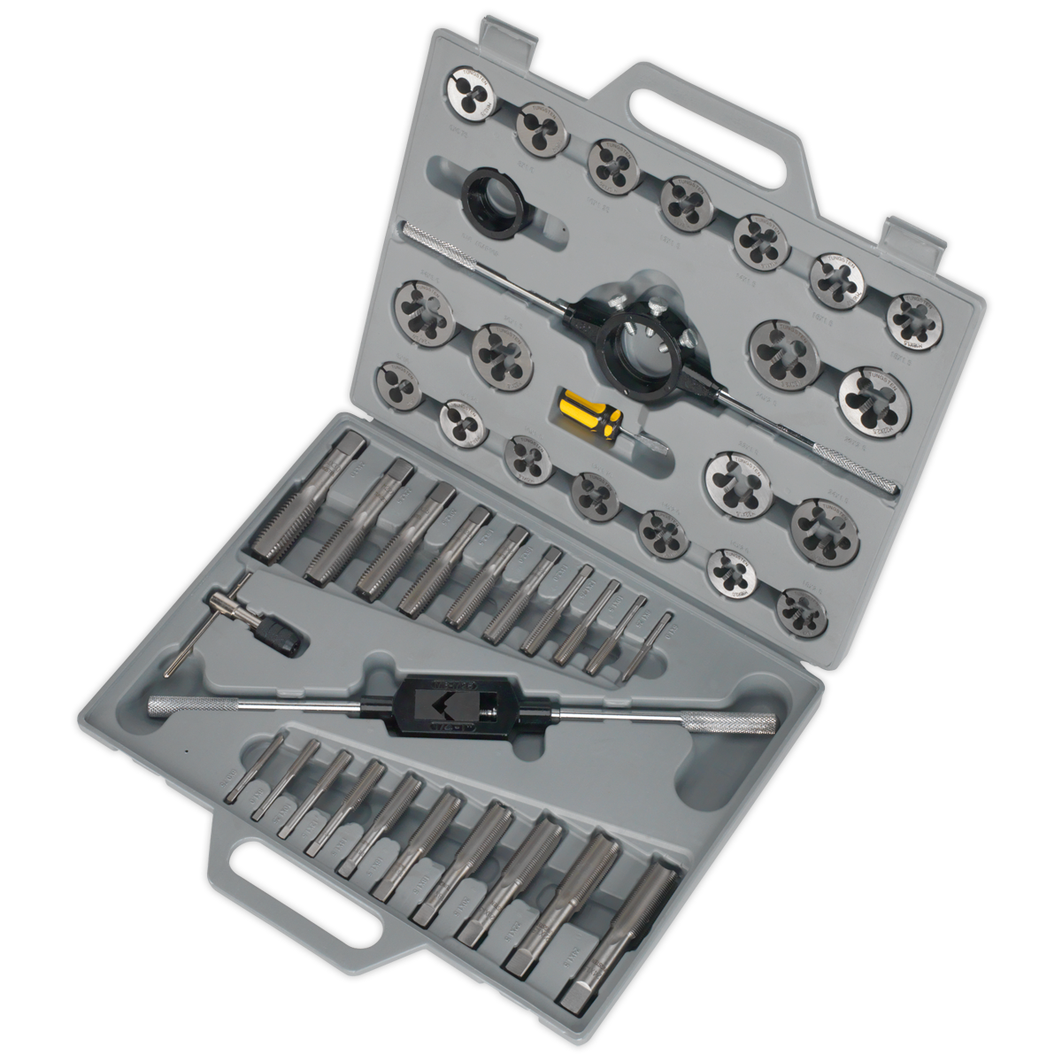 Sealey 45 Piece Metric Threading Set Supplied In Heavy Duty Storage Case AK303