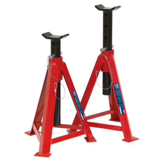 Sealey Axle Stands 5 Tonne Cap per Stand 10 Tonne per Pair Medium Height AS5000M
