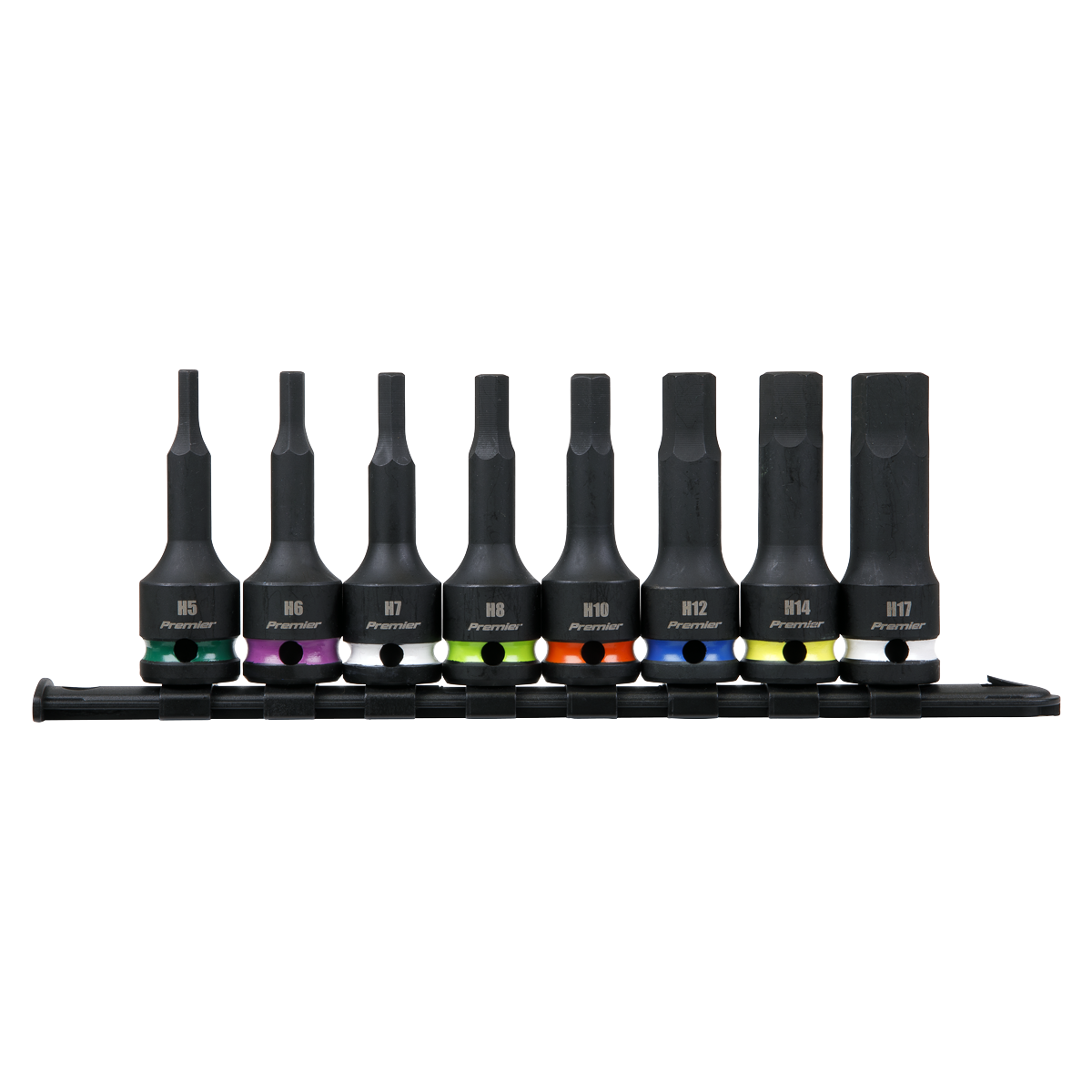 Sealey TRX-Star Impact Socket Bit Set 8 Pieces 1/2" Square Drive AK56002