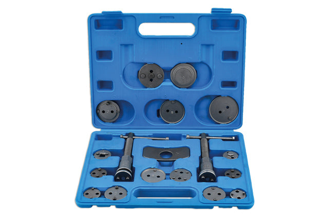 LASER 3835 Brake Caliper Rewind Tool Kit Steel Adaptor For European Vehicles