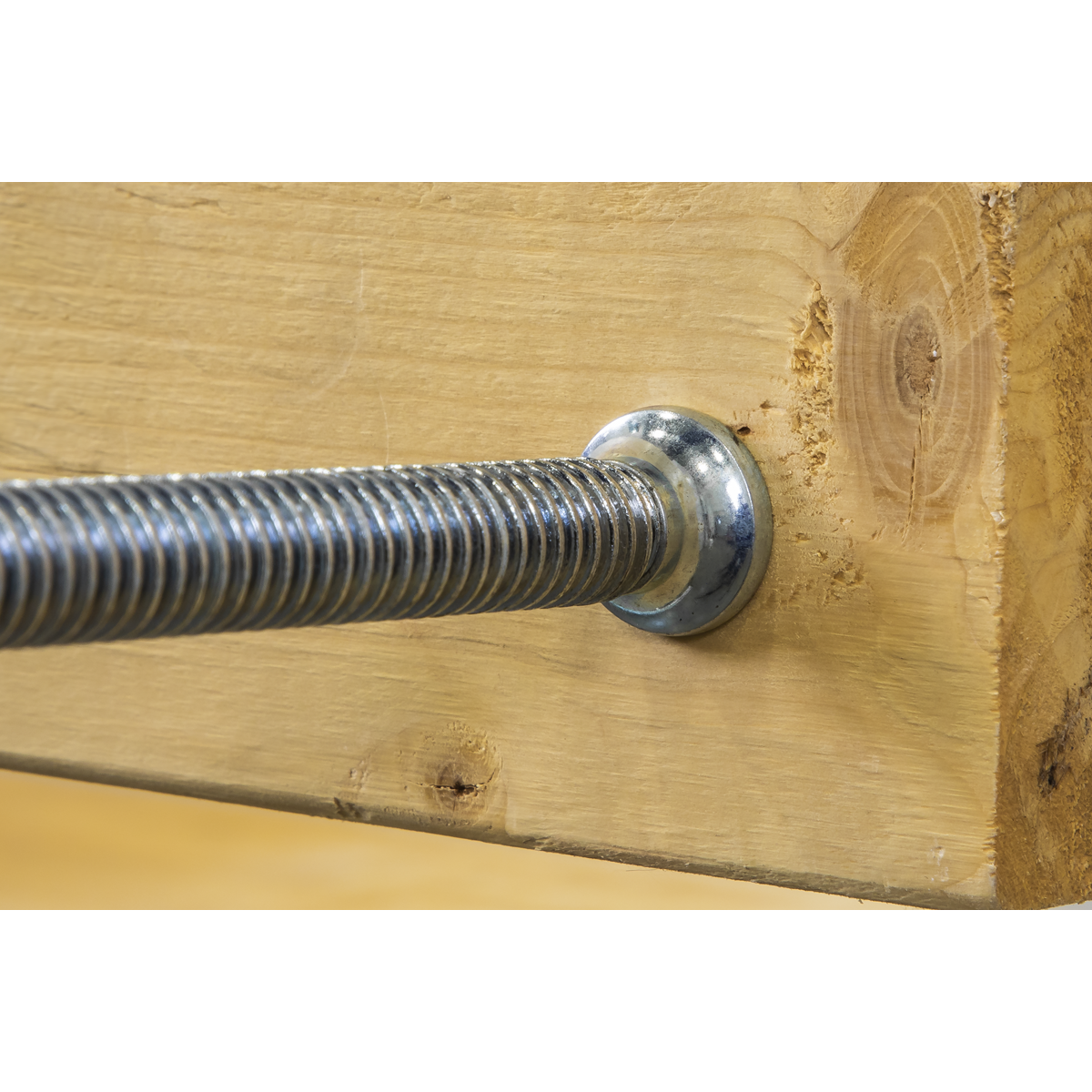 Sealey G-Clamp Fitted With Swivel Tip To Reduce Marking 200mm Pack of 4 AK60084