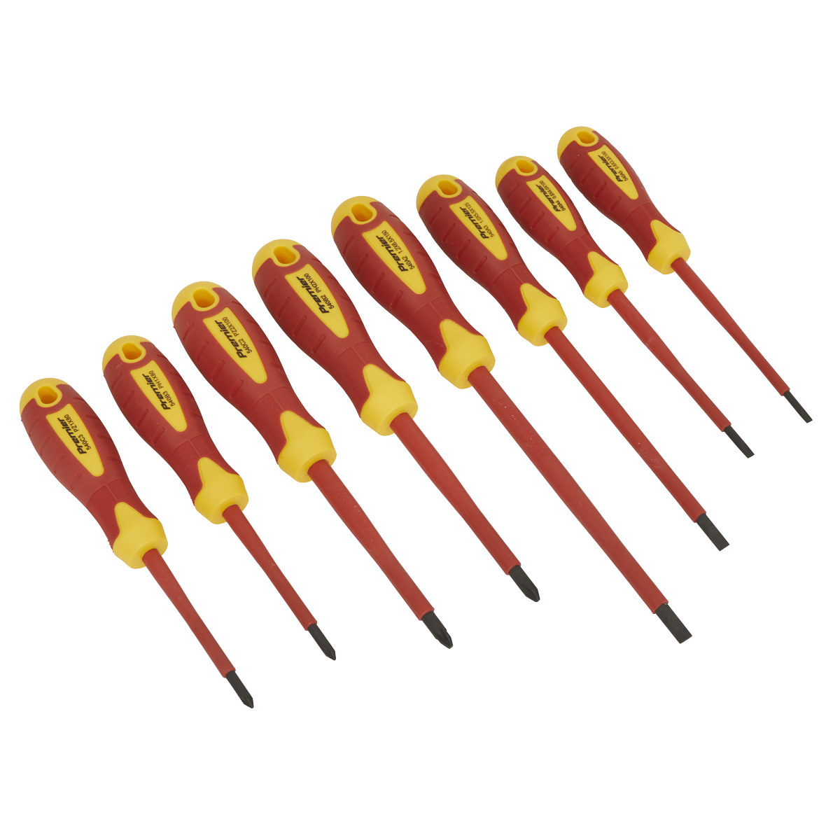 Sealey 8 Piece VDE/TUV/GS Approved Screwdriver Set Chrome Vanadium Steel AK6124