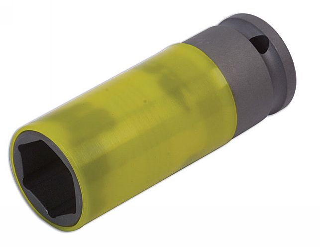 LASER 3852 22mm 1/2" Inch Drive Alloy Wheel Nut Socket With Protective Sleeve