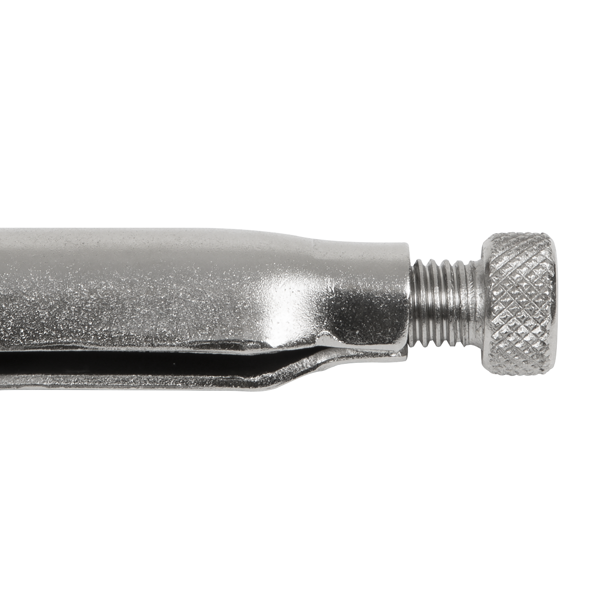 Sealey Locking Pliers Curved Jaws 235mm 0-63mm Capacity Knurled Silver AK6821