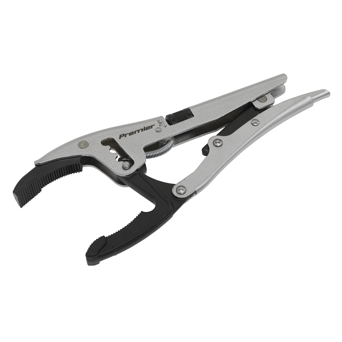 Sealey 250mm Wide Opening Locking Pliers Jaw Capacity 90mm Silver AK6870