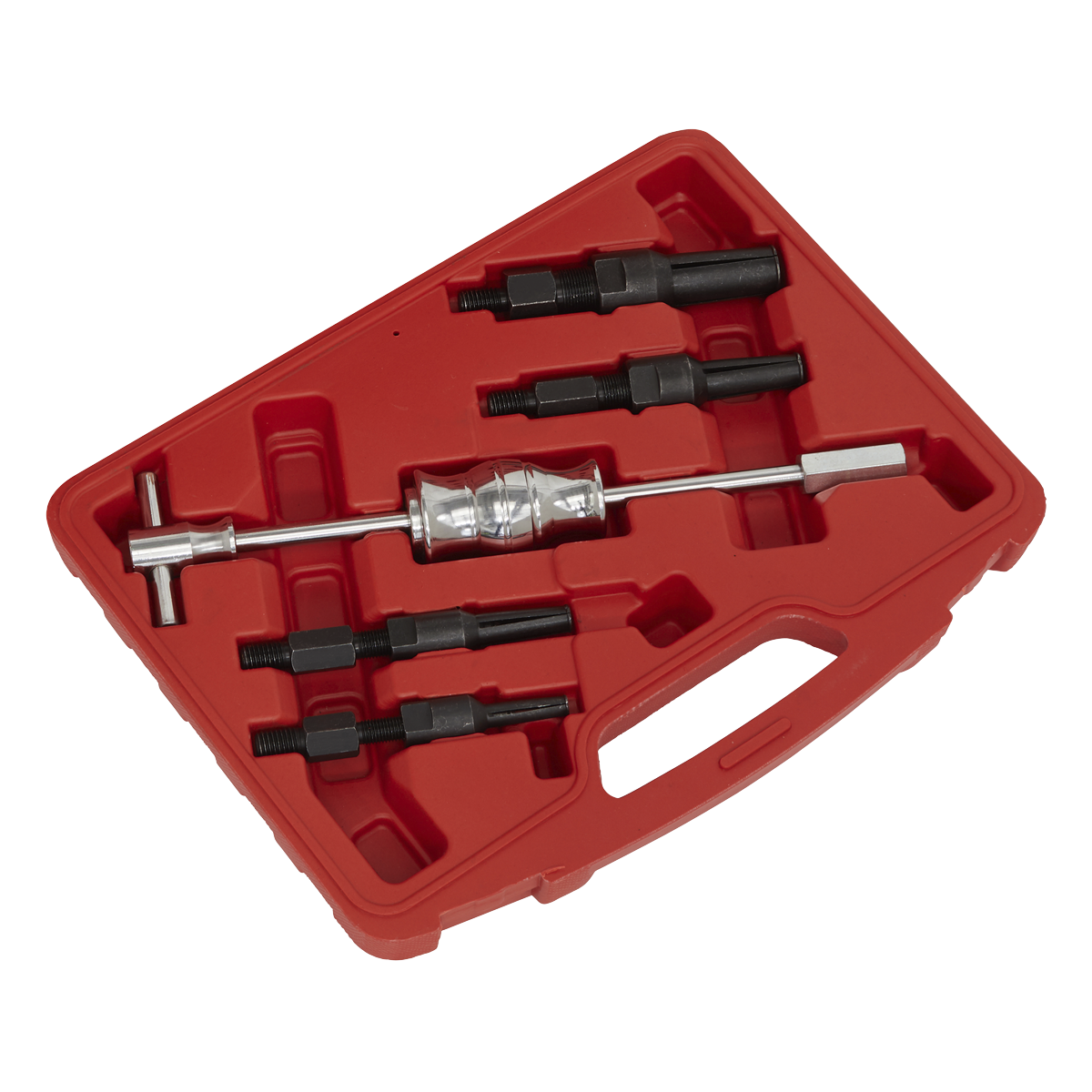 Sealey Blind Bearing Puller Set With Medium Stroke Slide Hammer 5 Pieces AK714