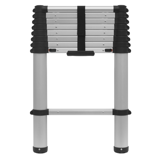 Sealey Aluminium Telescopic Ladder 9-Tread EN 131 Professional Lightweight ATL09