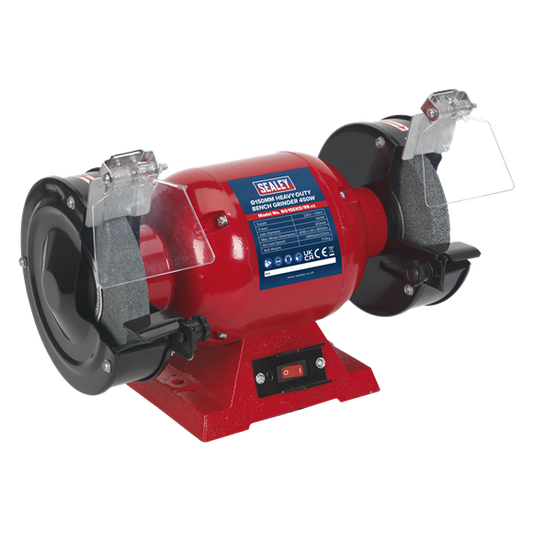 Sealey Bench Grinder 150mm 450W/230V Heavy Duty Eye Shields Included BG150XD/99