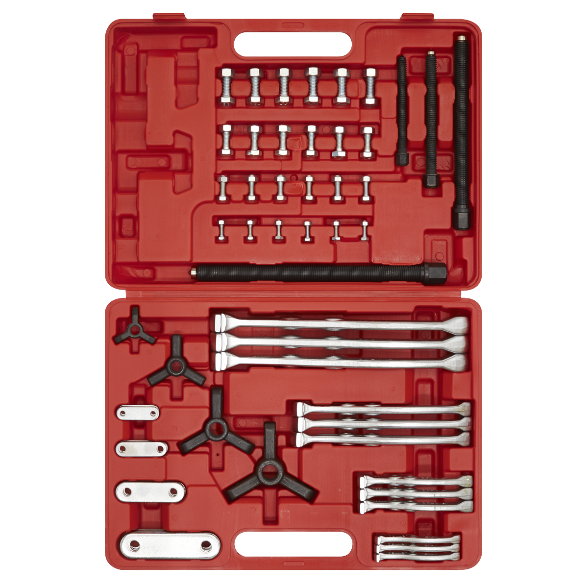 Sealey Triple Leg Gear Reversible Puller Set Chrome Vanadium Steel 4 Pieces AK79