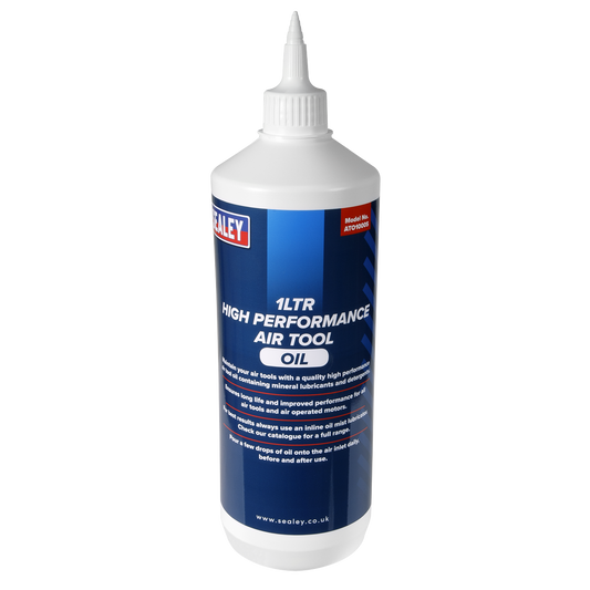 Sealey Air Tool Oil 1L With Mineral Lubricants & Detergents 1 Litre ATO1000S