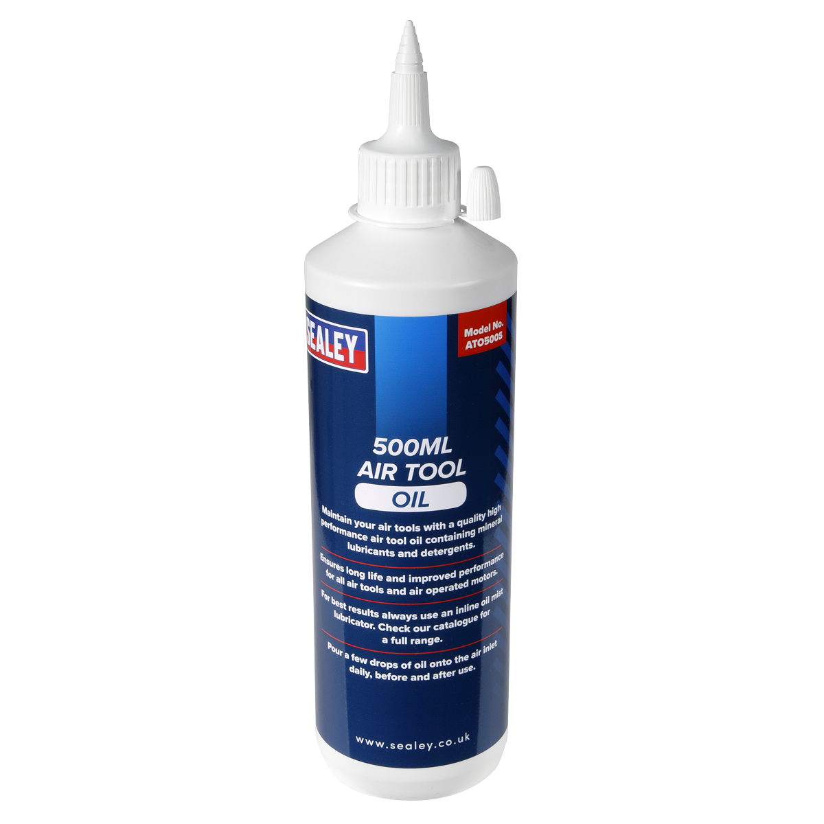 Sealey Air Tool Oil Containing Mineral Lubricants & Detergents 500ml ATO500S