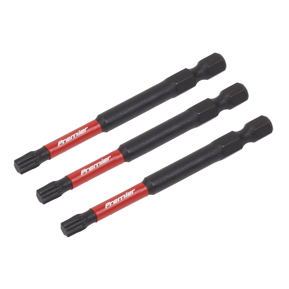 Sealey TRX Star T27 Impact Power Tool Bits 75mm 3 Pieces Professional AK8269