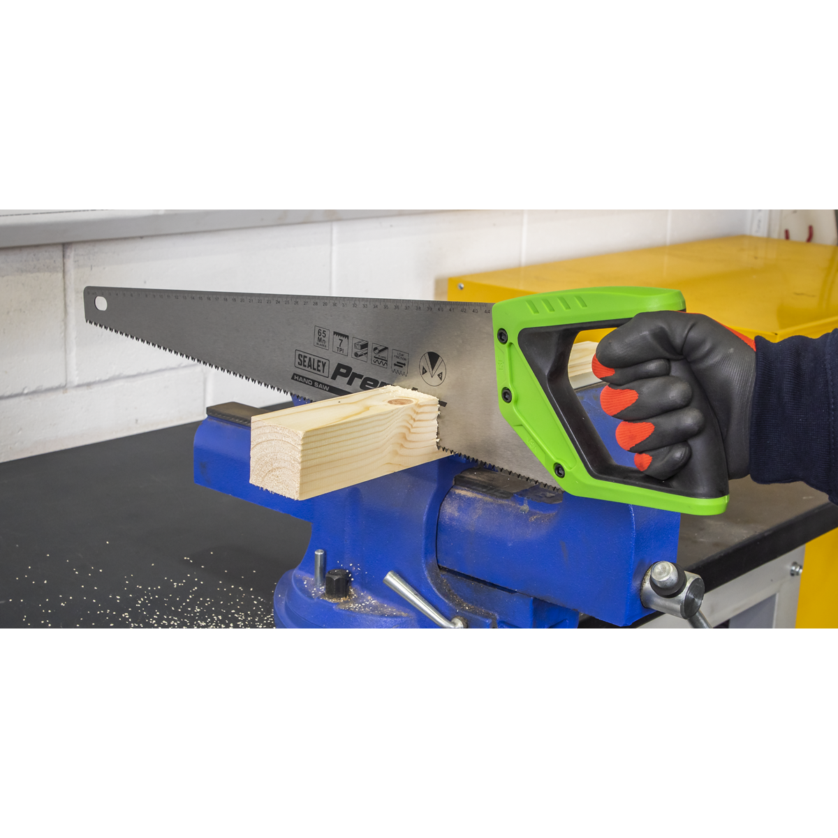 Sealey Handsaw 550mm 7TPI Carbon Steel Hardwood MDF Chipboard & Plastics AK8655