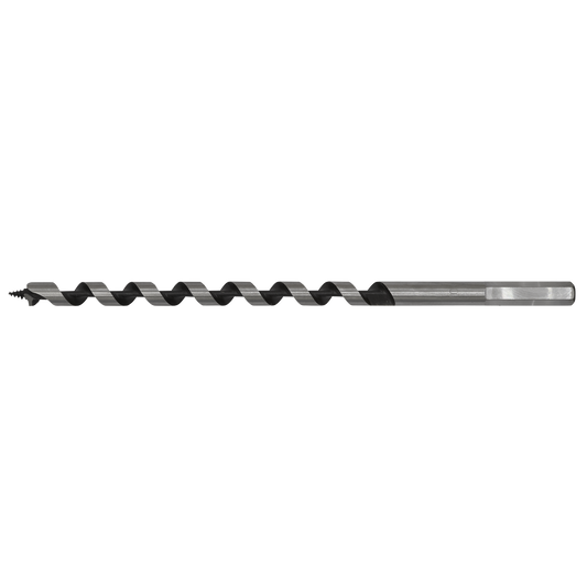 Sealey Auger Wood Drill 10 x 235mm Fully Hardened With Screw Point AW10x235
