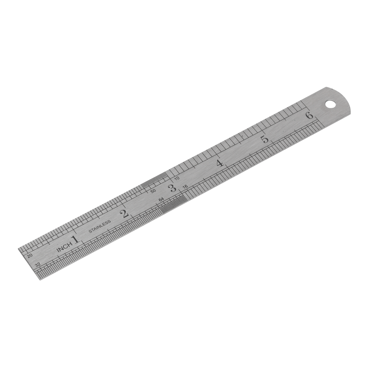 Sealey Steel Rule With Metric & Imperial Graduations 150mm/6" Length AK9640