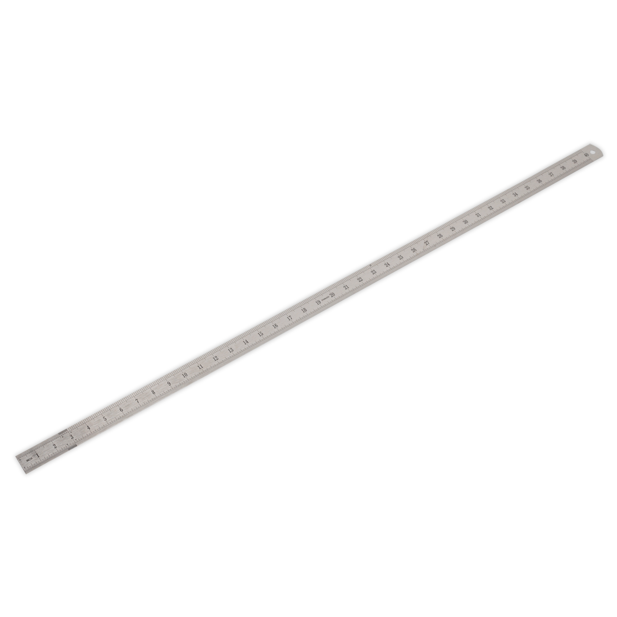 Sealey Steel Rule With Metric & Imperial Graduations 1000mm/40" Length AK9643