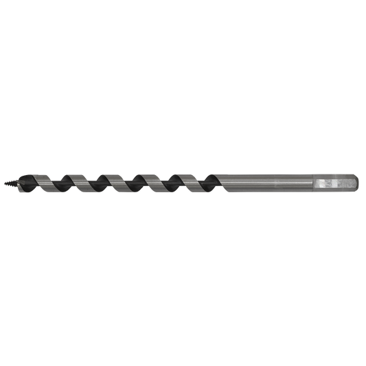 Sealey Auger Wood Drill 12 x 235mm Fully Hardened With Screw Point AW12x235
