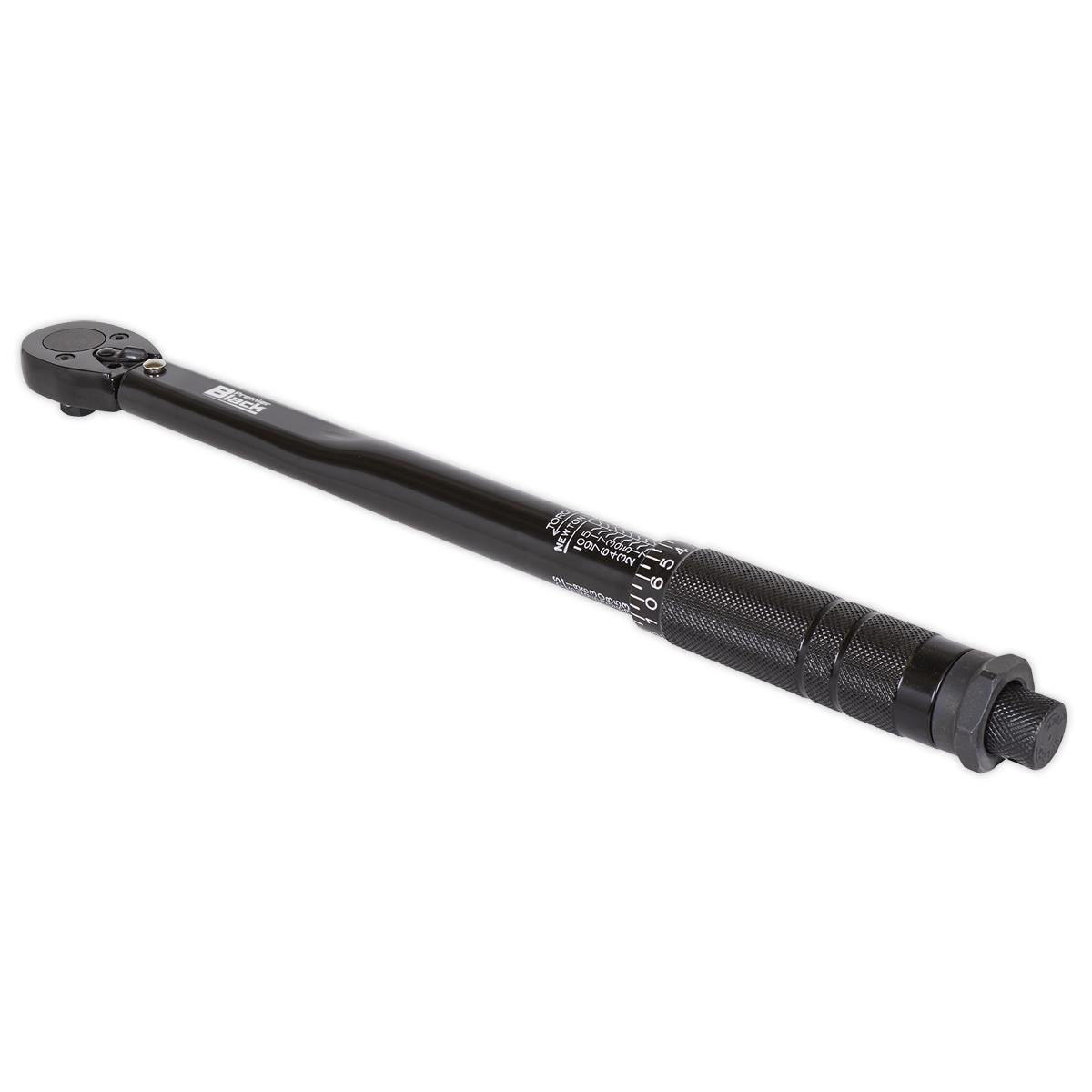 Sealey Micrometer Torque Wrench 3/8" Square Drive Calibrated Black Series AK623B