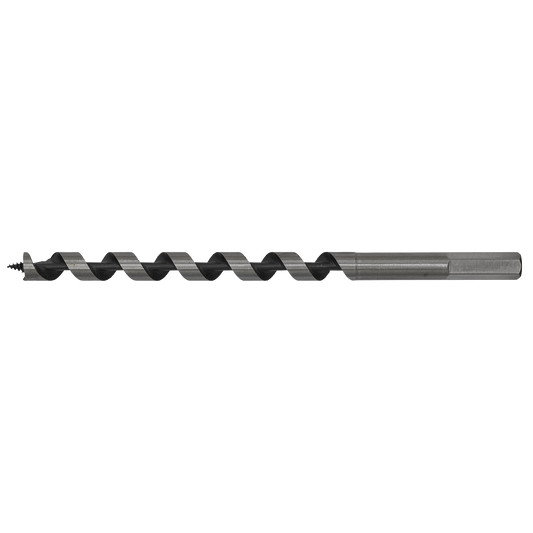 Sealey Auger Wood Drill 13 x 235mm Fully Hardened With Screw Point AW13X235