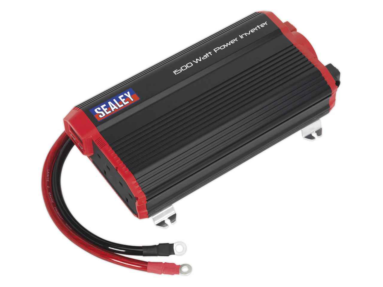 Sealey Power Inverter Modified Sine Wave 1500W 12V DC - 230V 50Hz PI1500