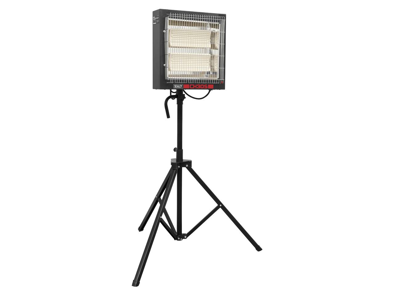 Sealey 230V Ceramic Heater With Telescopic Tripod Stand 1.4/2.8kW CH30S