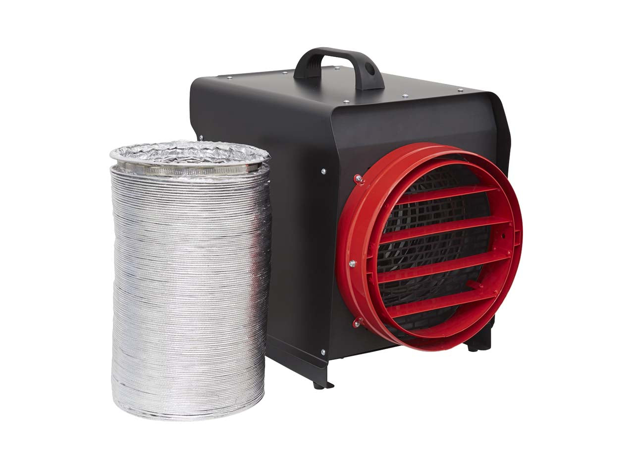 Sealey 10kW Industrial Fan Heater With Ducting 2-Setting Thermostat DEH10001