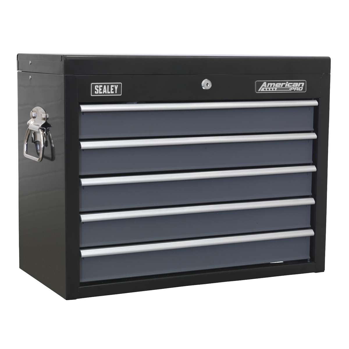 Sealey Top Chest 5 Drawer With Ball Bearing Runners Tool Storage Chest AP3505TB