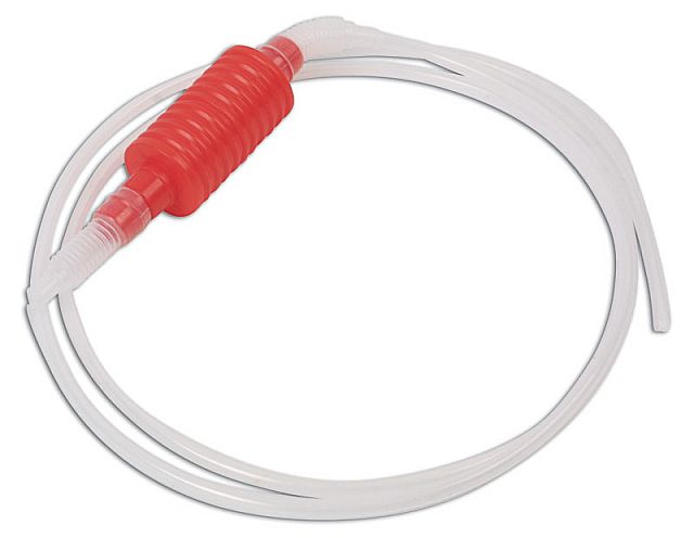 LASER 3917 Syphon Pump 1650mm 1/4" Tube For Petrol Diesel Radiator Draining
