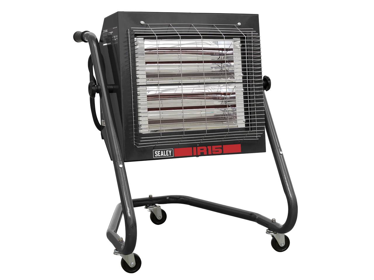 Sealey Infrared Halogen Heater 1.4/2.8kW 230V Adjustable Thermostat Control IR15