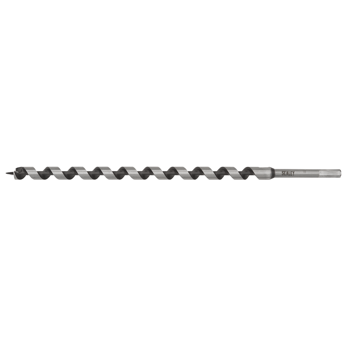 Sealey Auger Wood Drill 18 x 460mm Fully Hardened With Screw Point AW18x460