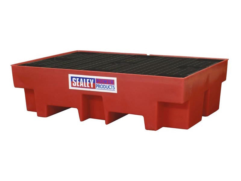 Sealey Barrel Bund Polyethylene 1220x820x330mm Tank Container UK Compliant DRP12