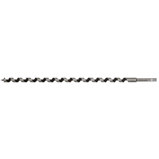 Sealey Auger Wood Drill 18 x 600mm Fully Hardened With Screw Point AW18x600
