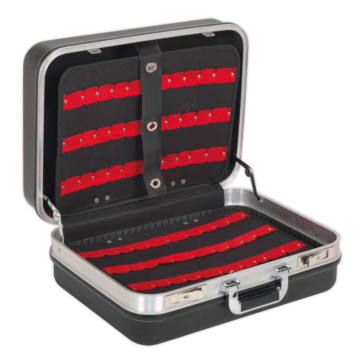 Sealey Tool Case ABS 475 x 365 x 185mm Supplied With Two Keys Black AP607