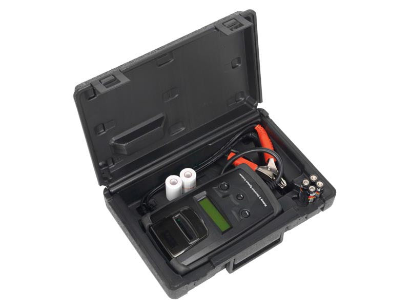Sealey 6/12/24V Digital Battery & Alternator Tester Diagnostic + Printer BT2003