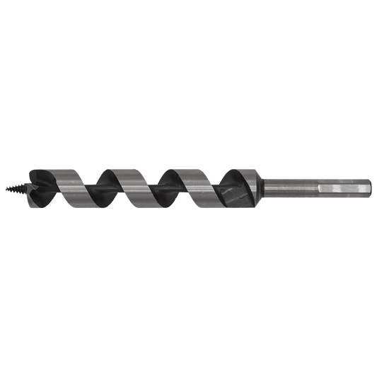 Sealey Auger Wood Drill 25 x 235mm Fully Hardened With Screw Point AW25x235