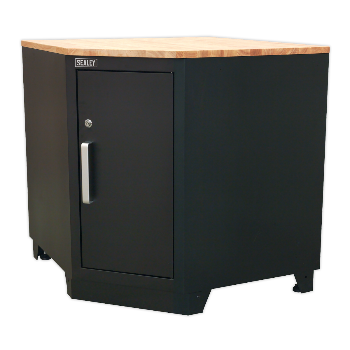 Sealey 930mm Oak Corner Worktop For Use With APMS15 Corner Floor Cabinet APMS18