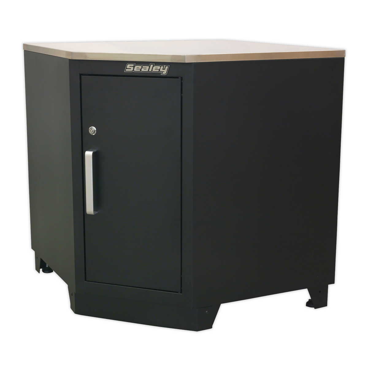 Sealey 930mm Stainless Steel Corner Worktop For APMS15 Floor Cabinet APMS19