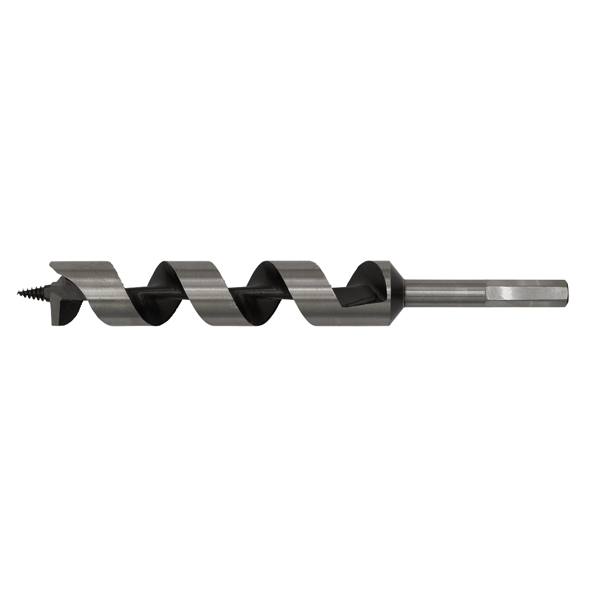 Sealey Auger Wood Drill 28 x 235mm Fully Hardened With Screw Point AW28x235