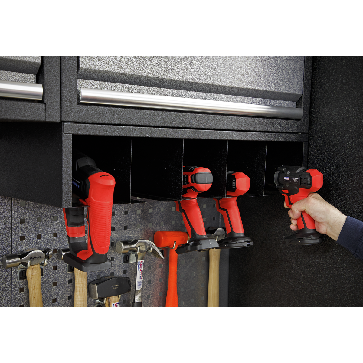 Sealey Modular Power Tool Rack Durable 680mm Suitable For APMS53 APMS65 APMS69