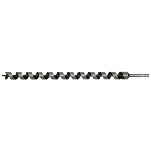 Sealey Auger Wood Drill 32 x 600mm Fully Hardened With Screw Point AW32x600