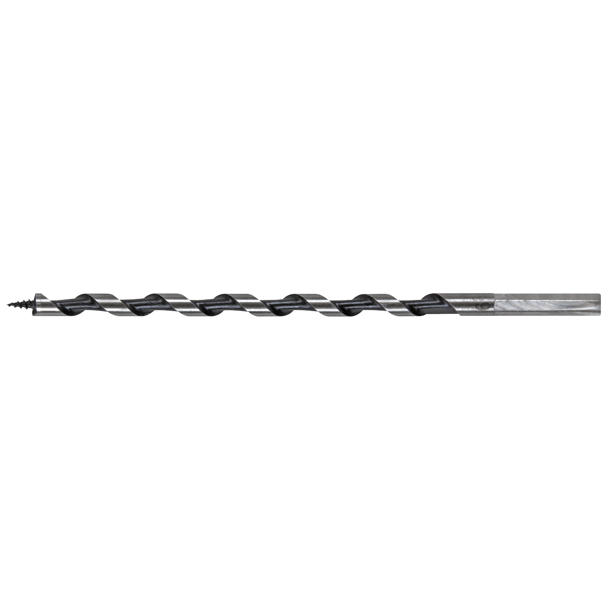 Sealey Auger Wood Drill Bit 6 x 155mm Fully Hardened With Screw Point AW6x155