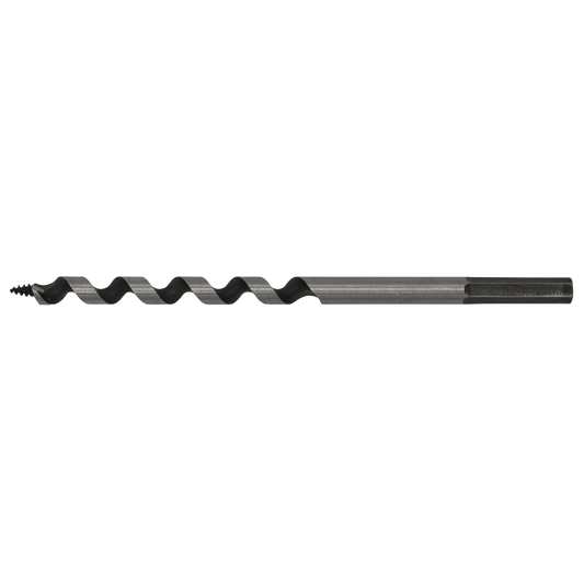 Sealey Auger Wood Drill 8 x 155mm Fully Hardened With Screw Point AW8x155