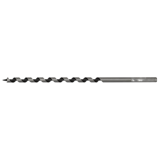 Sealey Auger Wood Drill 8 x 235mm Fully Hardened With Screw Point AW8x235
