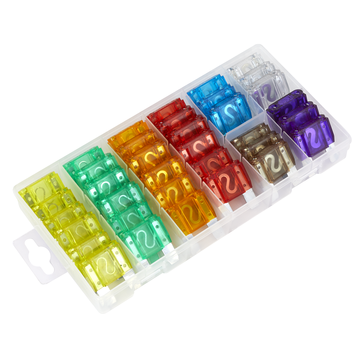 Sealey Automotive MAXI Fuse Blade Assortment In Partitioned Box 36 Pieces BCF36