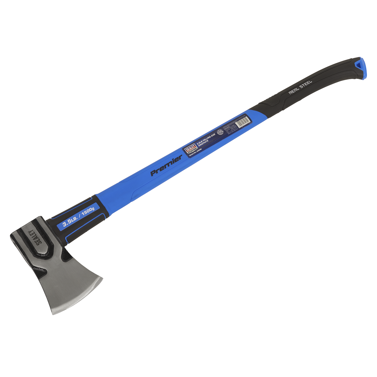 Sealey 3.5LB Felling Axe Drop Forged Carbon Steel With Fibreglass Shaft AXG99