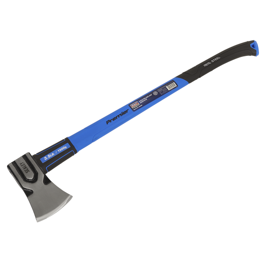 Sealey 3.5LB Felling Axe Drop Forged Carbon Steel With Fibreglass Shaft AXG99