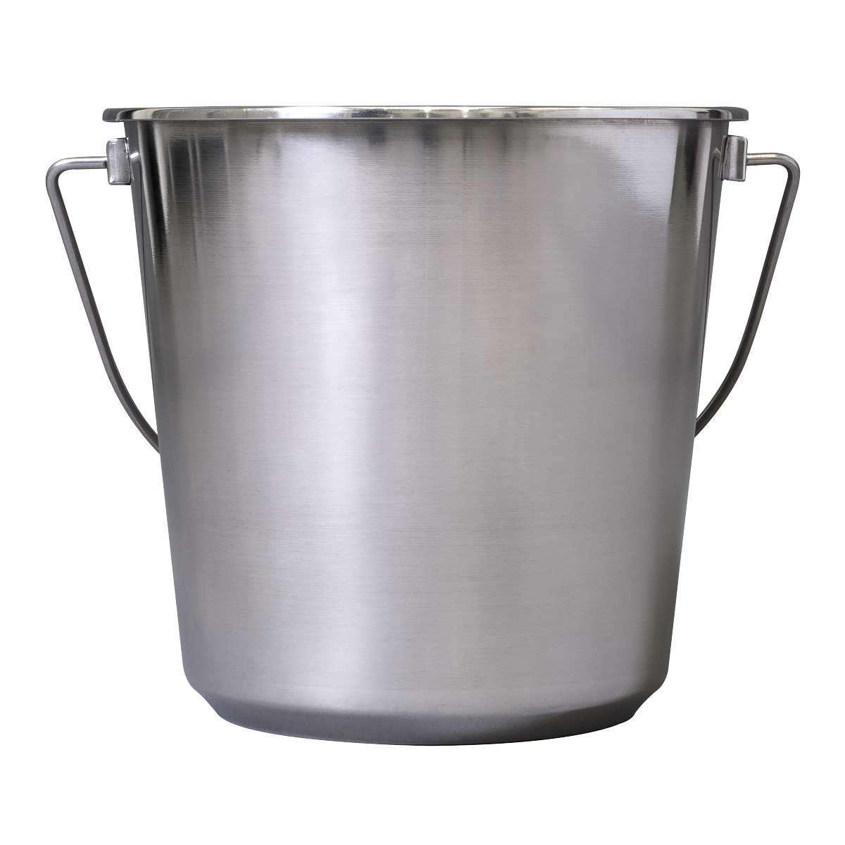 Sealey 12L Heavy Duty Stainless Steel Grade 202 Mop Bucket - Silver BM8L